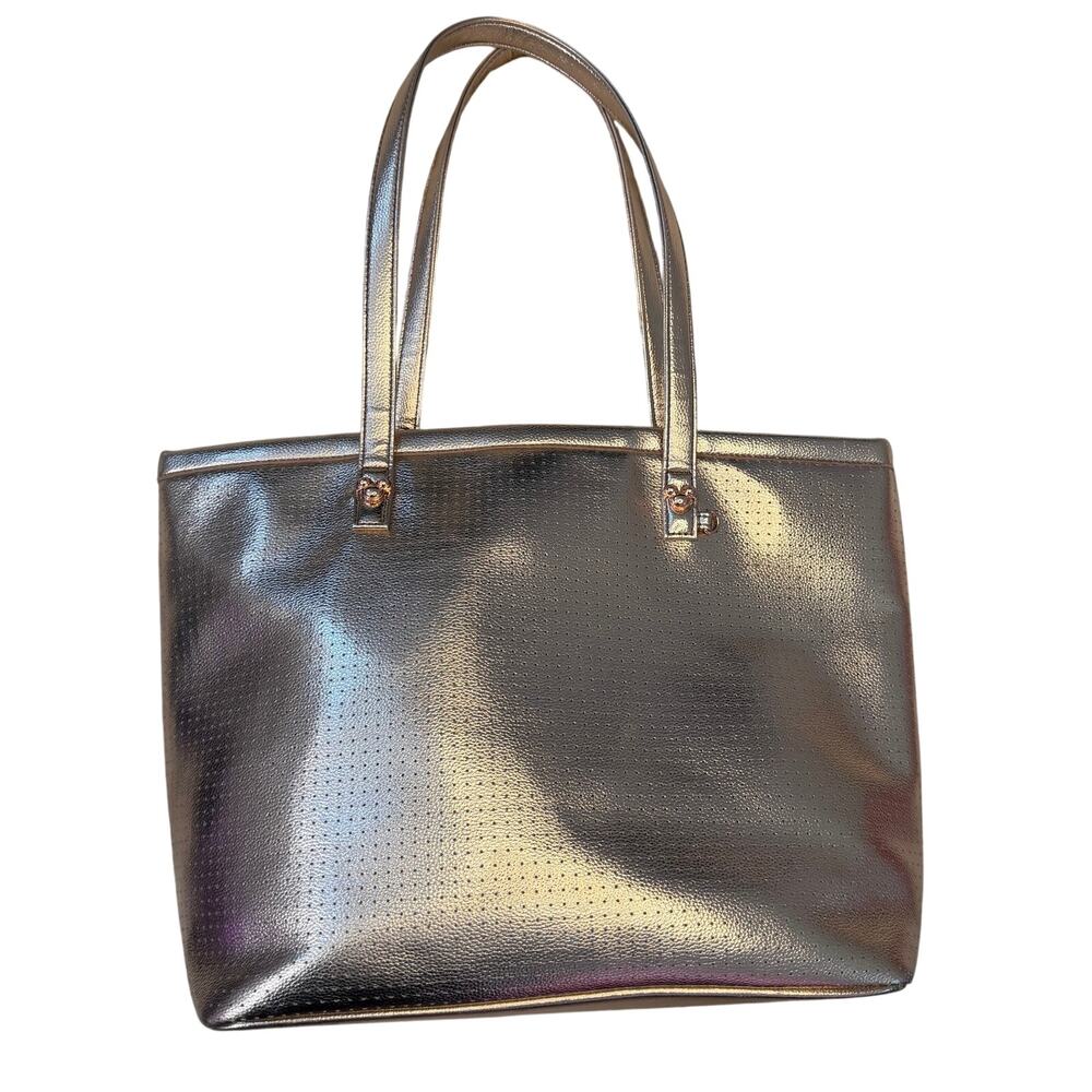 Disney Rose Gold Metallic Minnie Mouse Tote Bag One Size